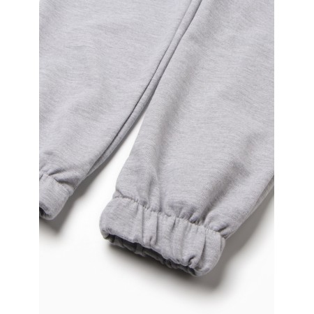 Triko (trousers) for a boy A201, color is light gray melange, height 104-2
