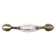 Castle Ceramics 012 Light, 76 mm, ceramic, bronze bracket