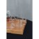 Tea kit on an eco wooden stand, 7 items: glass kettle with a sieve 900 ml, mugs 6 pcs, 100 ml