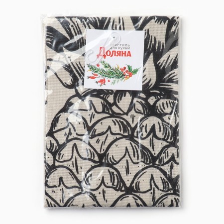 Towel kitchen shade PineApple 35x60 cm, 100% cotton, 160g/m2-4