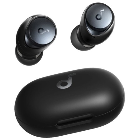 Headphones Anker SoundCore Space A40, TWS, wireless, vacuum, microphone, BT5.2,800 mACH, black