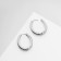 Earrings Metal "Bohemia" turn, color silver