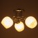 Cell chandelier "Courage" 3x40W E27 Color: silver