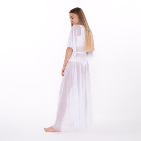 Tuniki beach female, white color, size 56-4