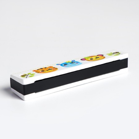 Gun accordion "animals", white color-2