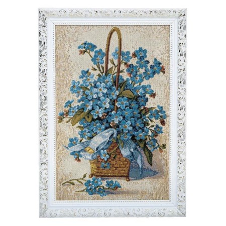 Tapestry "Bouquet in the basket" 28x38 cm