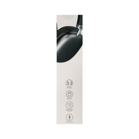 Wireless headphones RX-8, full-size, microphone, BT 5.3, AUX, 400 mAh, black-5