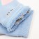 Noski children's terry, blue color, size 9-10