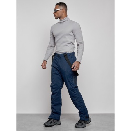 Semi-combinezone ski insulated male winter, size 52, dark blue color-5