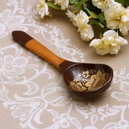 Spoon "Golden Kudrina", salad, 6 × 21 mix-4
