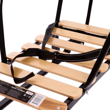 Sled "Timka 5 comfort", black color-3
