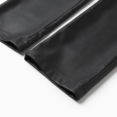 Women's pants (eco -leather) minku: eco leather Black color, size 42-7