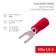 Tip isolated isolated 3.2 mm 0.5-1.5 mm² (NVI 1.5-3/NVI 1.25-3) red, into the pack. 10 pcs.