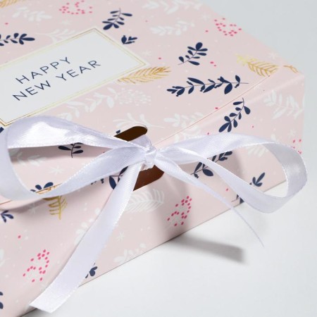 Folding Gift Box "New Year", 16.5 x 12.5 x 5 cm, New Year-3