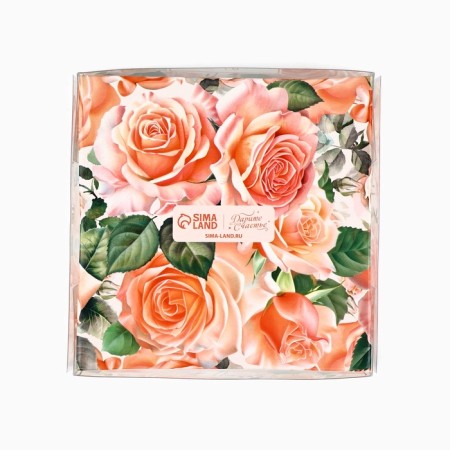 Box for 4 sweets with cells "for you", 10 x 10 x 3 cm-3