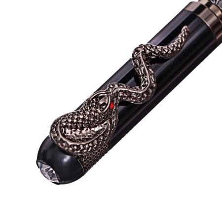 Handle Gift ball in the leatherette case is a rotary snake of the bronze housing-3