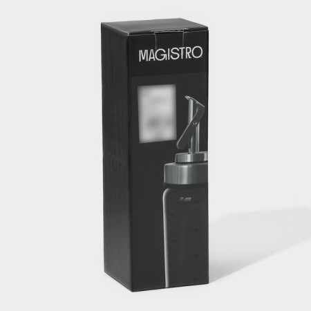 Glass bottle for sauces and oils with a measured scale Magistro Mist, 200 ml, 5.5 × 17.5 cm-10