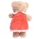 Soft toy "Bear" in a red dress, 30 cm
