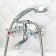 BUNE BAOU BA5318-2-B702 bath, pour 105 mm, shower set, brass, chrome