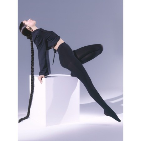 Women's tights Velour, size 5, color Nero-3