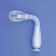 Spoon silicone nursery on a suction cup, in a container, blue color