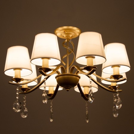 Sapphira chandelier 8he14 40t champagne gold 72x72x40 cm-2