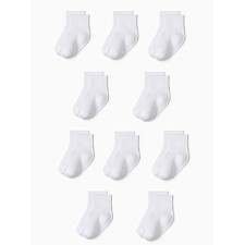 Set of socks of crumb I am Basic Line, 10 pairs, 6-8 cm, white