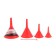 Lion funnels, size: 50 mm, 75 mm, 95 mm, 115 mm, set 4 pcs