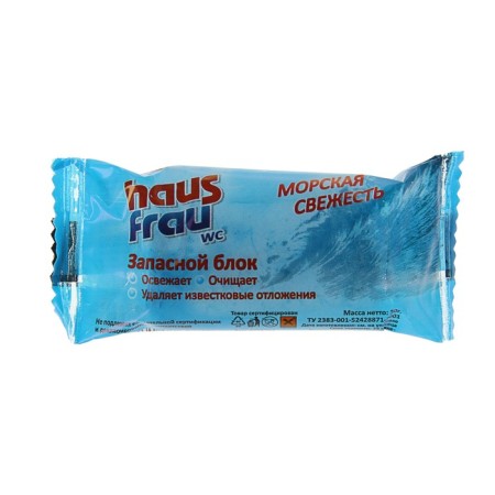 Cleaning toilet tools Haus Frau "sea freshness", spare block, 1 pc.