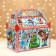 New Year. Gift box New Year's casket "Adventures begin" 21.2 x 12.3 x 22.6 cm.