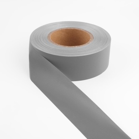 Reflective tape, 50 mm, 100 ± 1 m, color gray color-1