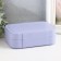 Casket to the leatherette for jewelry "Matte surface" Lilac 16x11x5 cm