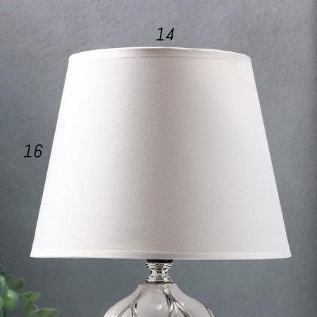 HELP lamp 16738/1wt E14 40W White H.32cm Risalux-2