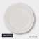 Porcelain plate Magistro "Study", D = 20 cm, white color