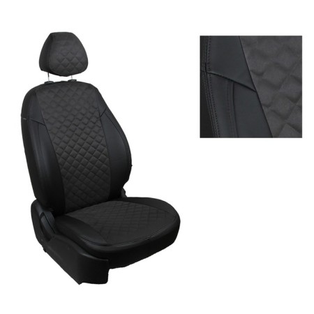 Autorekhly for VAZ (Lada) Vesta, (40/60), 2015-n, rhombus, alcantara, set
