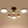 Chandelier 86507/6 LED 63W 3000-6000K Black-gold 72x72x23 cm Bayerlux