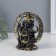 NECSK Polystone "Ganesha in the Flower" 7.5x11x12.5 cm