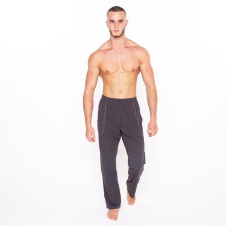 Male pants, color dark gray melange, size 58-2