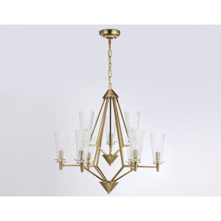 Suspended chandelier Ambrella Light, Traditional, TR3233, 9HE14, Brass-4