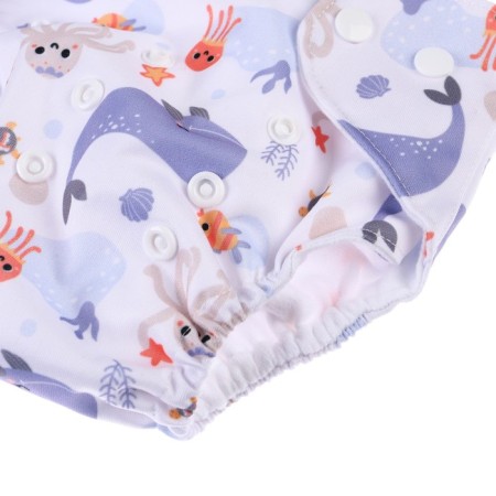 Reusable diaper "sea"-5