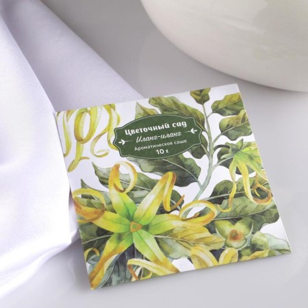 Sasha Aromatic "Flower Garden", ylang-ylang, weight 10 g, size 10 × 10.5 cm