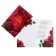 Postcard "On the day of the anniversary!" Red roses, red background