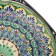 Largan Rishtan ceramics "Patterns", 25 cm, square, blue, mix