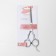 Hairdressers with emphasis, blade - 5.5 cm, silver color