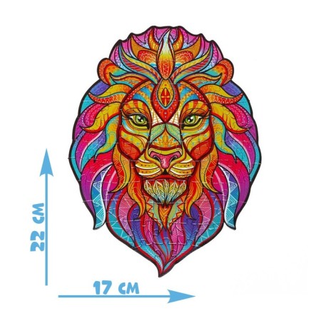 Figure puzzle in the metal box "Fairytale Leo", 76 details-1