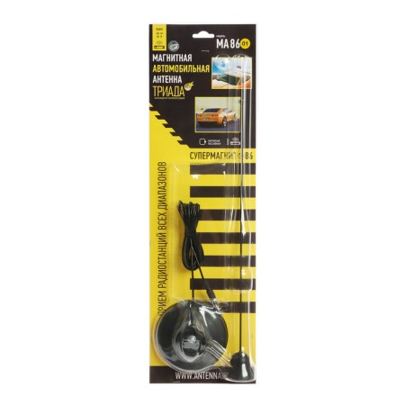 Car Antenna "Triad-M 86-01", magnetic, 40 cm, cable 3 m, supermagnet-6
