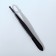 Direct tweezers, narrow, 8.5 cm, black color