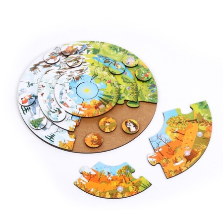 Puzzle-piramide "Seasons"-6