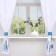 A set of curtains d/kitchen with sequences of Ethel "Olives" 145x180cm-2 pcs., 100% p/e