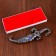 Souvenir knife, 24.5 cm carved scabbard, dragon on the handle